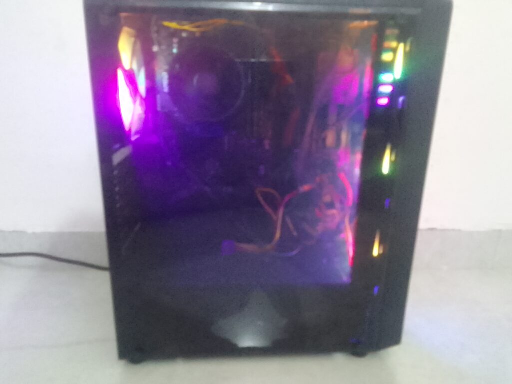 Ryzen 5 Gaming pc Pre owned With Gaming Cabinet