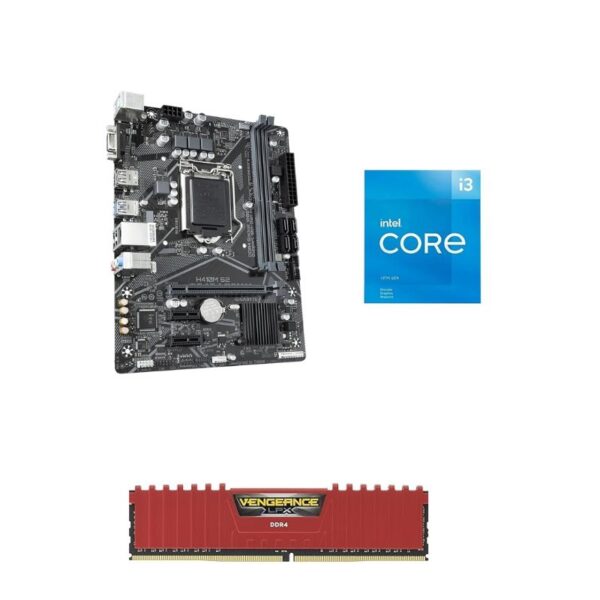 Gigabyte H410M S2 Motherboard / i3 10105f CPU / CORSAIR Vengeance 8GB DDR4