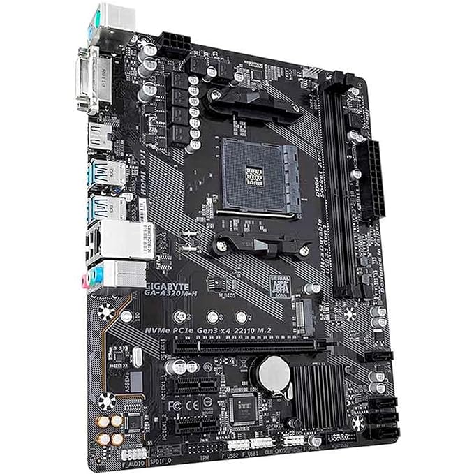 Gigabyte GA-A320M-H AM4 Motherboard Pre Owned