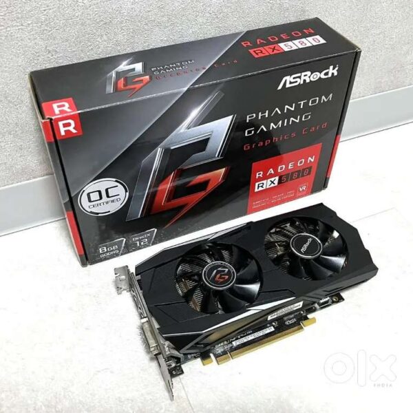 ASRock RX570 Gddr5 8gb graphics card Pre Owned