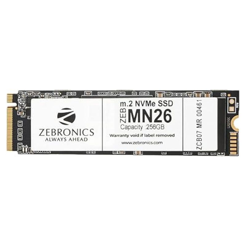 ZEBRONICS 256GB M.2 NVMe (2280) SSD Pre Owned