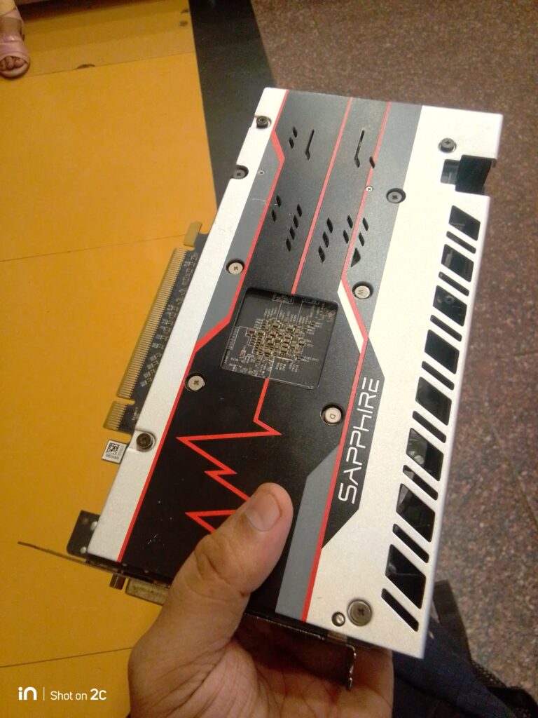 Saphire RX580 8gb graphics card Pre Owned